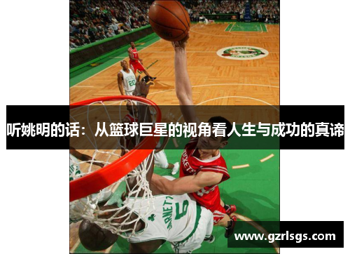 听姚明的话：从篮球巨星的视角看人生与成功的真谛